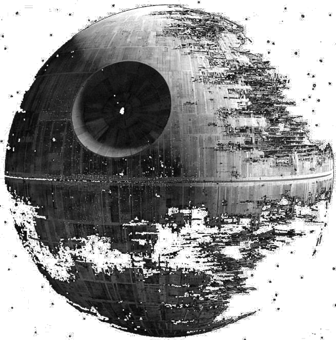 Star Wars famous Death Star